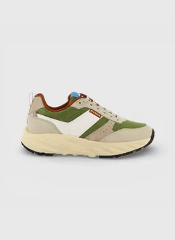 MEEKO MEEKO Herren vegan Sneaker Pongo Epsom Olive Grün – Produktbild 1 von 1