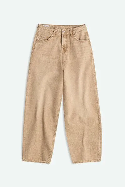 Kings Of Indigo Kings of Indigo – Leila Cropped Jim Dark Beige, Natural, – Produktbild 2 von 3