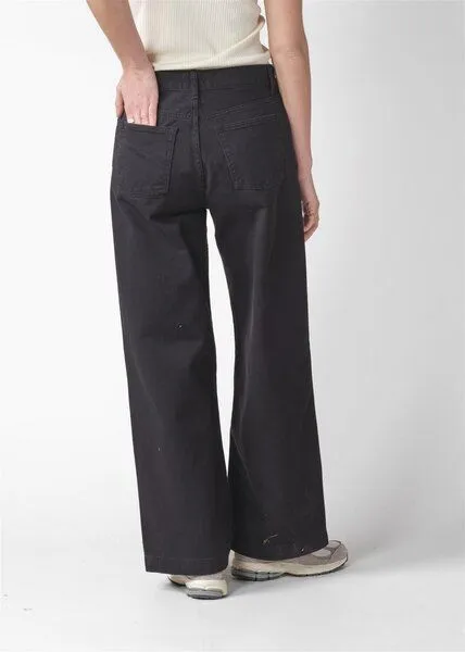 Klitmøller Klitmøller Jeanshose Wide Leg Modell: Amelia, Black wash (schwarz), – Produktbild 4 von 4