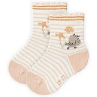People Wear Organic People Wear Organic Socken blush geringelt Gr. 19-21 – Produktbild 1 von 1