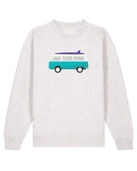 watapparel watapparel Sweatshirt Unisex California Dream, Cool heather grey, – Produktbild 1 von 2