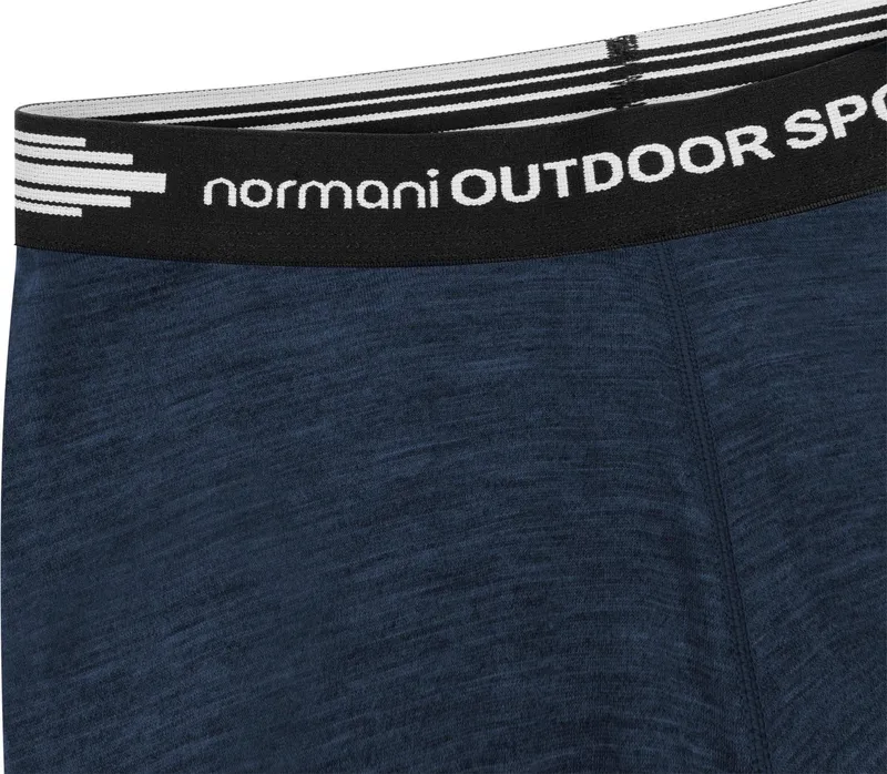 normani Thermounterhose Herren Merino Unterhose Sydney Thermounterwäsche Funktionshose Lang Baselayer Leggins Ski-Winterhose, Blau, – Produktbild 1 von 4