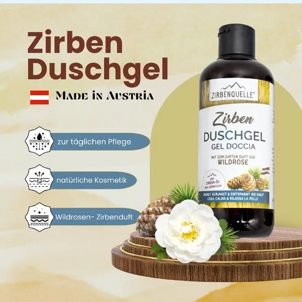 4betterdays 4betterdays Zirben-Duschgel 250ml – Produktbild 3 von 4