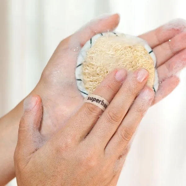 SuperBee SuperBee Luffa Öko Dusch- und Körperschwamm – 5er-Set: Nachhaltig, natürlich, plastikfrei – Produktbild 3 von 3