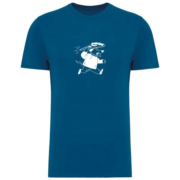 Greenspired Greenspired Basic Bio T-Shirt Pizzadog Nr. 4 ( 155g/m² XXS - 5 XL, Safirblau, – Produktbild 1 von 1