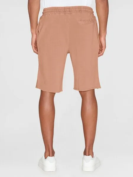 KnowledgeCotton Apparel KnowledgeCotton Apparel Sweatshorts BIRCH aus Bio-Baumwolle, Braun (chocolate malt), – Produktbild 2 von 4