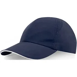 Elevate NXT Morion GRS recycelte Cool Fit Kappe mit sechs Segmenten, navy – Produktbild 1 von 1