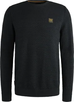 PME Legend PME Legend Mouliné Structure Pullover Navy - Größe XXL – Produktbild 1 von 1