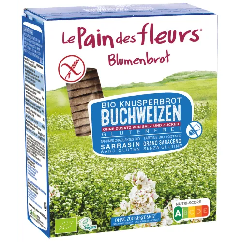 Blumenbrot Blumenbrot Buchweizen ohne Zusatz von Zucker ohne Salz bio (150g) – Produktbild 1 von 1