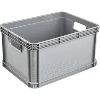 Keeeper keeeper Transportbox 'Robert' stapelbar, 40 x 30 x 22 cm, 20 l, grau – Produktbild 1 von 1