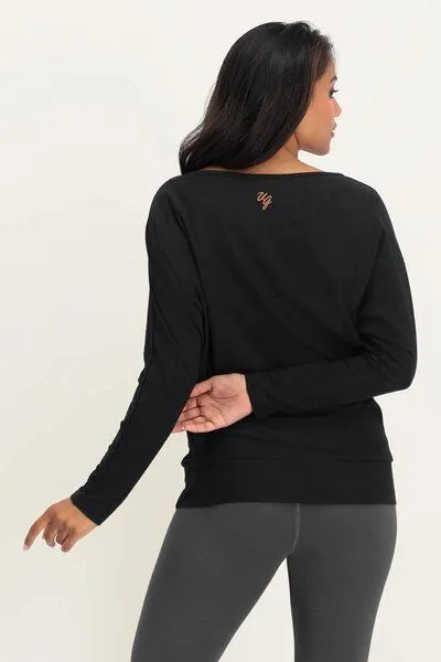 Urban Goddess Urban Goddess Budhi Yoga Langarm Shirt, Onyx black (schwarz), – Produktbild 4 von 4