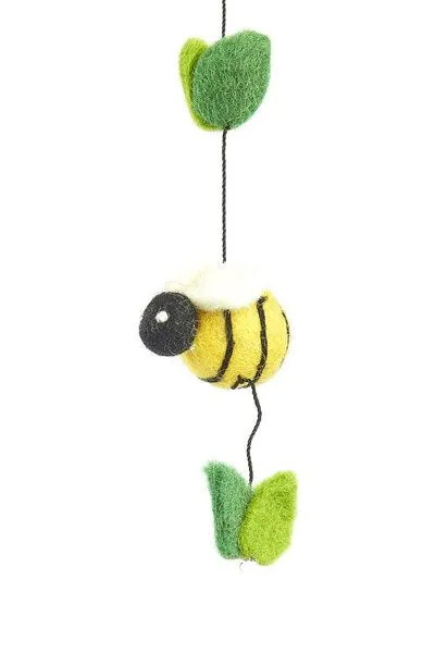 short'n'pietz short'n'pietz Mobile mit Bienenstock und Bienen, handgefilzt – Produktbild 2 von 2