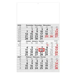 geiger notes geiger notes Geiger-Notes 3-Monats-Wandkalender Recycling 2027 green+blue – Produktbild 1 von 1