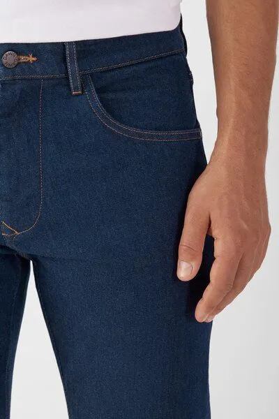 DAWN Herren Jeans DUSK Regular Straight DAWN Bio-Baumwolle, Classic blue, – Produktbild 4 von 4