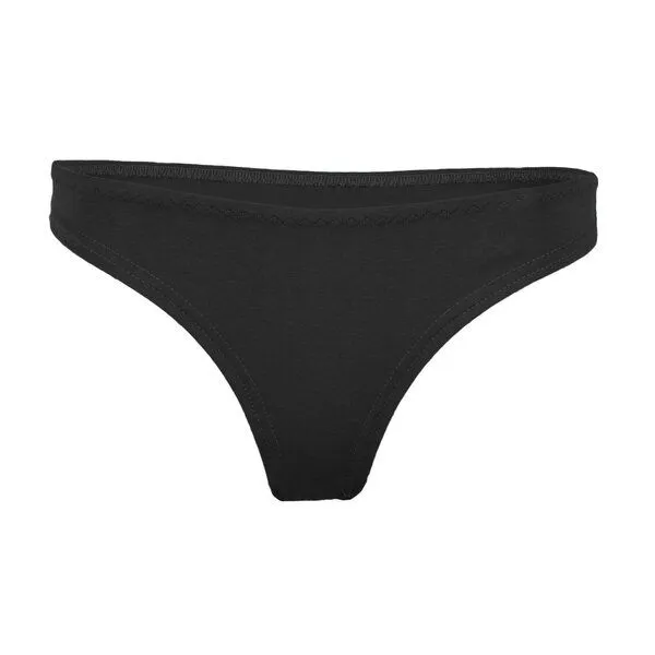Frija Omina Frija Omina Bio-String Pur uni, Schwarz, – Produktbild 1 von 4