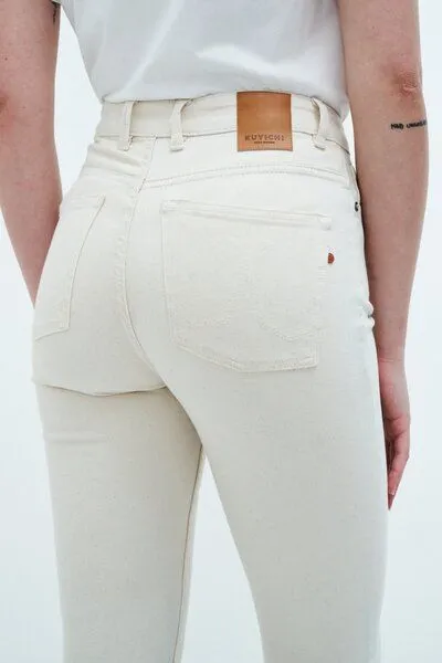 Kuyichi Kuyichi Flared Jeanshose - Lisette Flare, Natur (off white), – Produktbild 5 von 5
