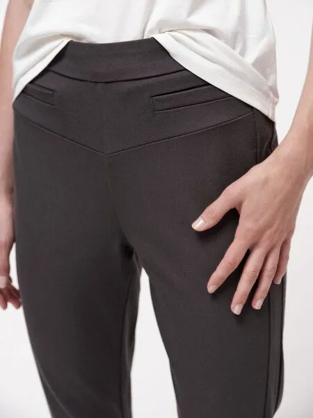 LANIUS LANIUS Slim Fit Hose aus Bio-Baumwolle, Anthra, – Produktbild 3 von 4