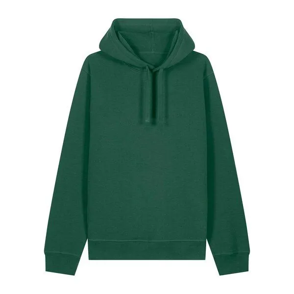 YTWOO YTWOO Unisex Kapuzenpullover mit Seitentaschen aus Bio Baumwolle und recyceltem PET, Bottle green, – Produktbild 1 von 3
