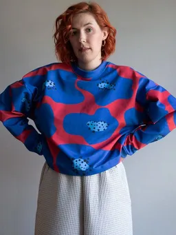 Ecostories Ecostories Oversized Sweatshirt Mohnfeld – Produktbild 1 von 1