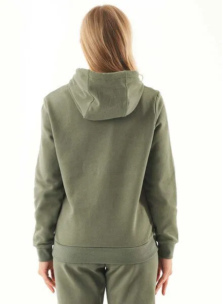 ORGANICATION ORGANICATION ESSENTIALS-HARRE-Soft Touch Hoodie aus Bio-Baumwolle, Grün(olive), – Produktbild 4 von 4