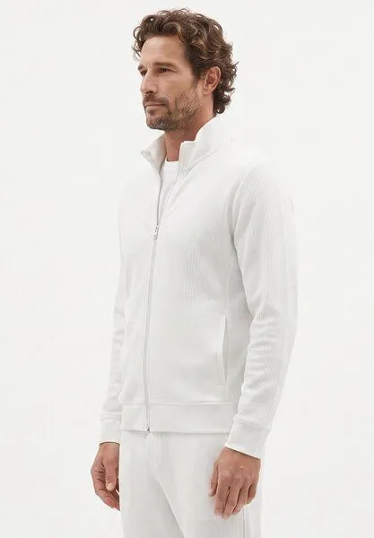 ORGANICATION ORGANICATION JORRIN | Waffel-Jacke aus Bio-Baumwolle & recyceltem Polyester, White, – Produktbild 4 von 5