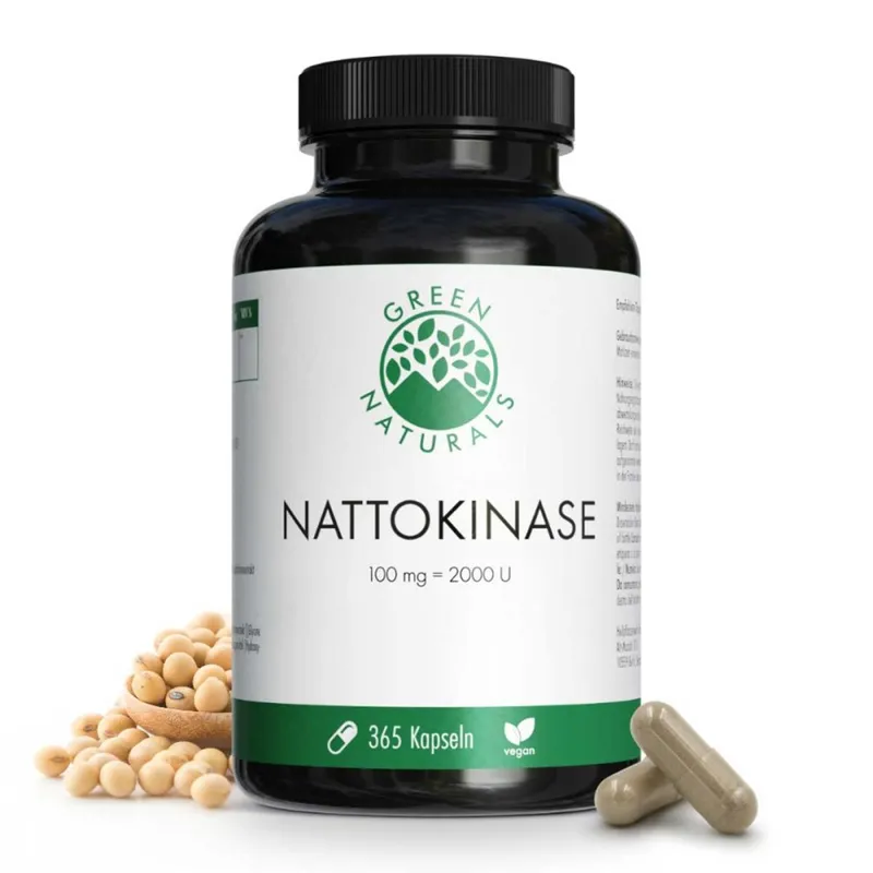 Green Naturals Green Naturals Nattokinase 100 mg Kapseln vegan – Produktbild 2 von 4
