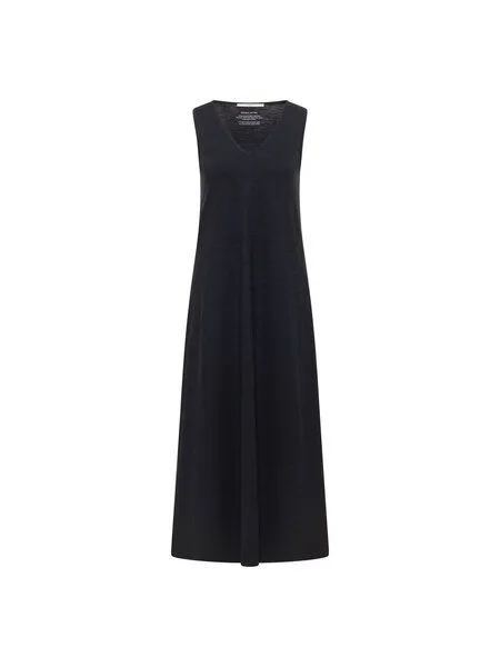 LANIUS LANIUS Maxikleid (GOTS) aus Bio-Baumwolle, Midnight, – Produktbild 4 von 4