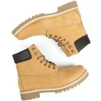 Will s Vegan Shop Will's Vegan Shop Dock-Boots Veganes Wildleder Damen, Hellbraun veganes wildleder, – Produktbild 1 von 1