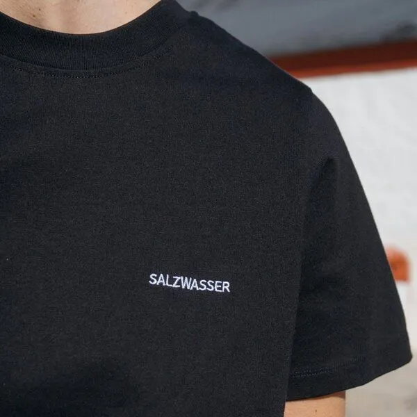 SALZWASSER JONNA – Heavy T-Shirt (Damen) aus 100% Bio-Baumwolle (GOTS) von SALZWASSER, Schwarz, – Produktbild 2 von 2