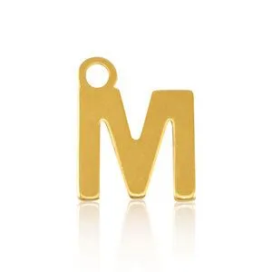 ELEKTROPULLI ELEKTROPULLI Feine Glieder Kette in 3 Längen mit Initial Anhänger (ca. 9 x 5mm), Gold, – Produktbild 2 von 8