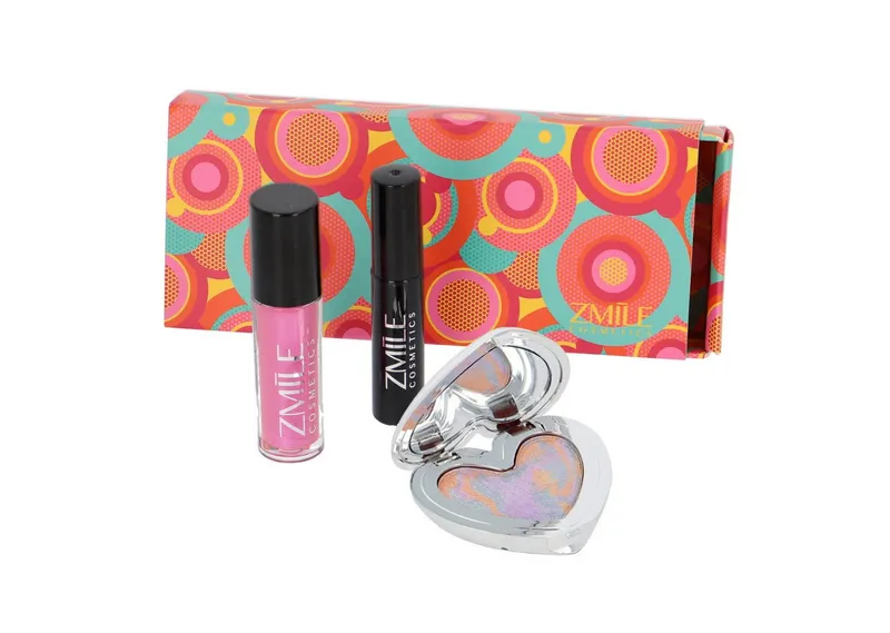 ZMILE COSMETICS Schmink-Set Pop Art Circles - vegane Kosmetik, 3-tlg. – Produktbild 1 von 4