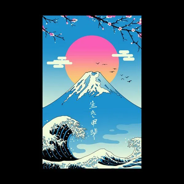 Photocircle Photocircle Poster / Leinwandbild - Ikigai Wave – Produktbild 1 von 1