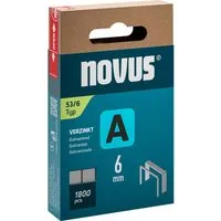 Novus Novus Feindrahtklammern A Typ 53/6 für Handtacker, 1.800 Stk. – Produktbild 1 von 1
