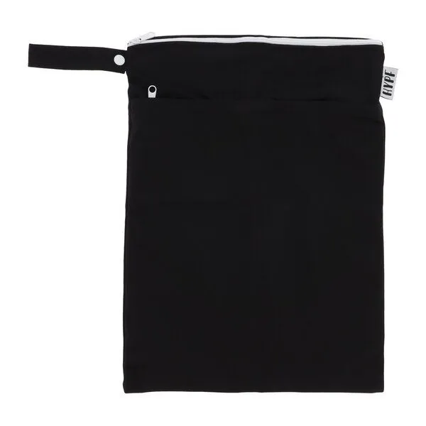 Hypf Hypf Wetbag L 30cm x 40cm mit 2 Fächern, Black, – Produktbild 1 von 3