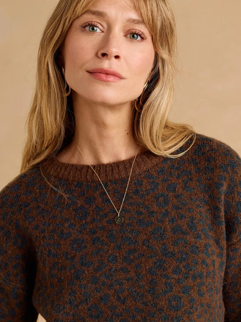 Envie De Fraise Pullover mit Stillöffnung für Schwangerschaft & Stillzeit ENVIE DE FRAISE schokolade leo, Schokolade leo, – Produktbild 3 von 4