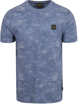 PME Legend PME Legend Slub T-Shirt Bijou Blue - Größe 3XL – Produktbild 1 von 1