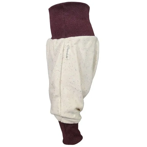 liebewicht liebewicht Yogahose Pumphose Bio Sweat weiß/bunt gesprenkelt, White, – Produktbild 3 von 4
