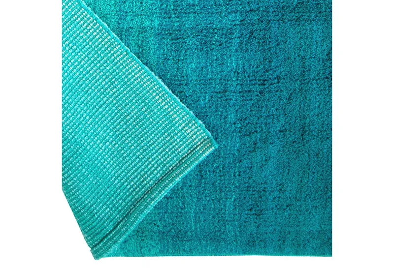 dyckhoff dyckhoff Badematte Colori 09285, Höhe 14 mm, fußbodenheizungsgeeignet, Bio-Baumwolle, rechteckig, Blau, – Produktbild 6 von 7