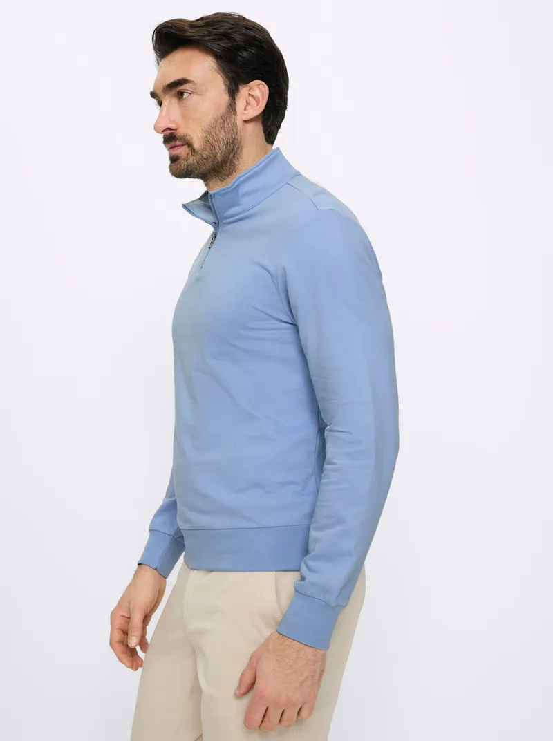 Catamaran Langarmshirt bleu, Bleu, – Produktbild 2 von 2