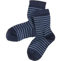 grödo Kinder Socken marine-geringelt Gr.5-6 – Produktbild 1 von 1