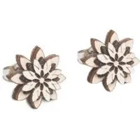 BeWooden BeWooden Ohrstecker mit Holzdetails | Bellis Ohrringe – Produktbild 1 von 1