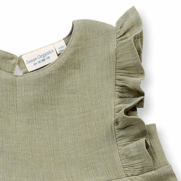 Sense Organics Sense Organics Babybluse, Modell ASTA, Seegrasgrün, – Produktbild 2 von 2