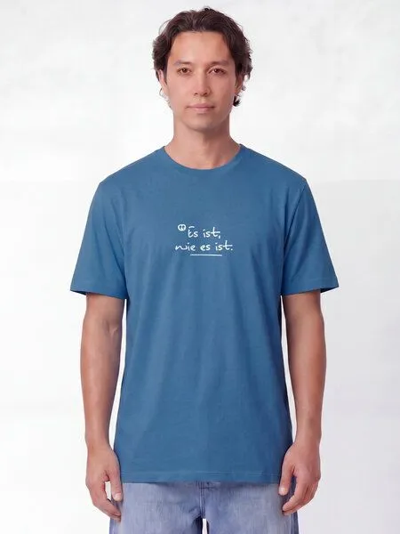 watapparel watapparel T-Shirt Unisex Es ist wie es ist, Mindful blue, – Produktbild 2 von 2
