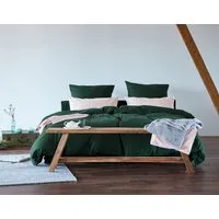 Cotonea Cotonea Bio Edel-Biber-Bettwäsche Classic, Pinie (grün), – Produktbild 1 von 1