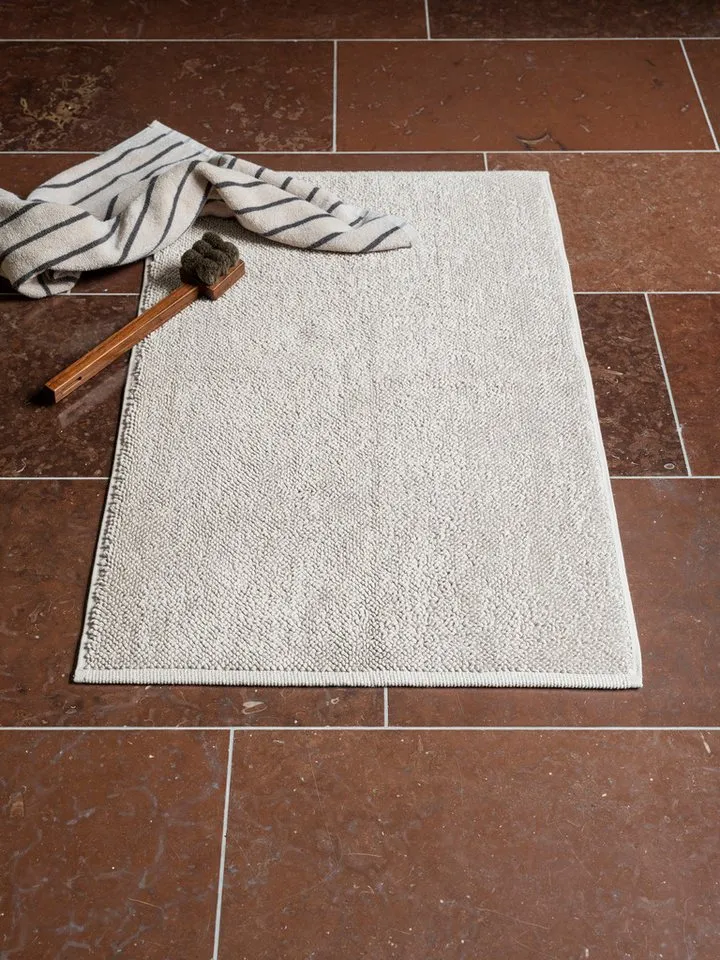 blomus Badematte -KAAVU- Duschmatte, Fußmatte im Bad, Badvorleger aus Baumwolle, 100% Baumwolle, Ultimatives SPA Gefühl, Weich & Saugfähig, Beige, – Produktbild 4 von 4