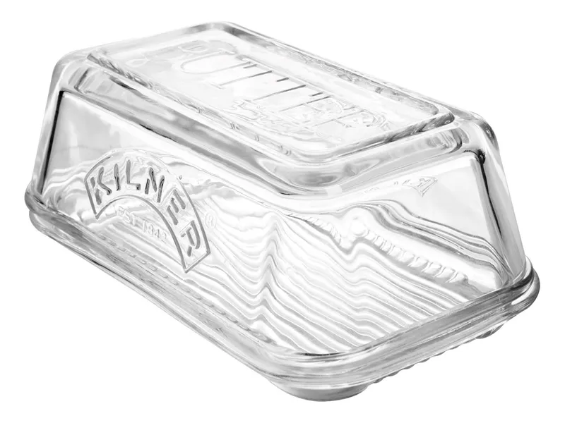 Kilner KILNER Butterdose aus Glas, transparent, 16 x 10 x 7,2 cm – Produktbild 1 von 1