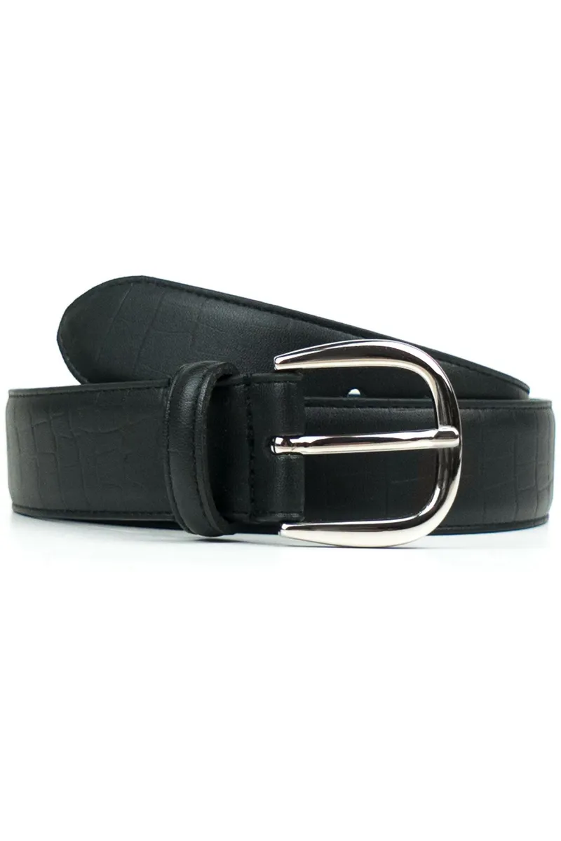 Will's Vegan Store Will's Vegan Store Herren vegan Gürtel D-Ring 3cm Schwarz, Schwarz, – Produktbild 1 von 2