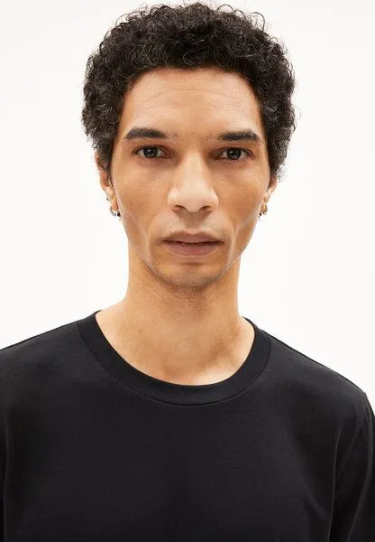 ARMEDANGELS ARMEDANGELS JAAMES Herren Regular T-Shirt aus Bio-Baumwolle, Black, – Produktbild 3 von 4