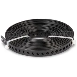 Alberts ALBERTS Lochband, verzinkt, schwarz, Breite 12 mm, Länge 10 m – Produktbild 1 von 1