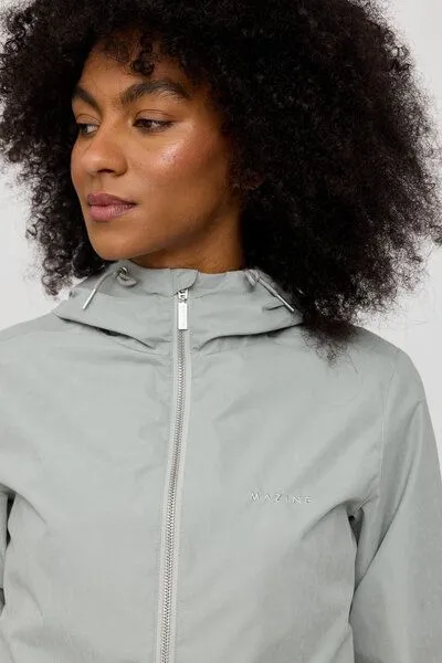 Mazine Mazine leichte Blouson-Jacke aus recykeltem Plastik, Grau, – Produktbild 3 von 4